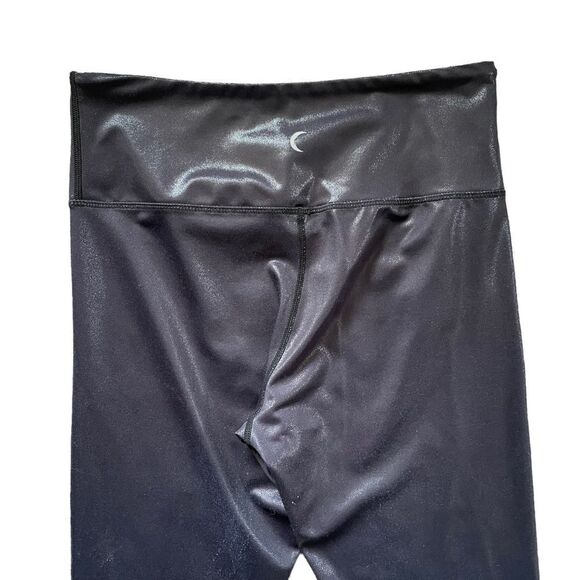 ZYIA Metallic Ombre Black White Leggings Size 6-8 - Picture 7 of 10